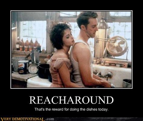 reach around handjob